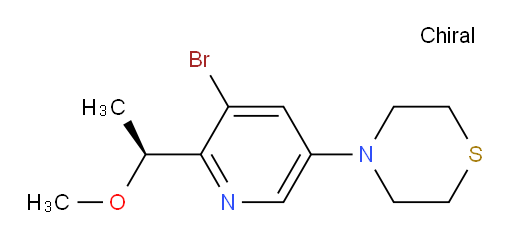 (S)-4-(5-bromo-6-(1-methoxyethyl)pyridin-3-yl)thiomorpholine