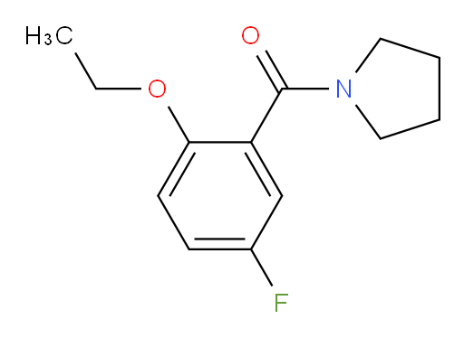 (2-ethoxy-5-fluorophenyl)(pyrrolidin-1-yl)methanone