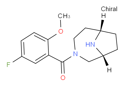 (1R,6S)-3,9-diazabicyclo[4.2.1]nonan-3-yl(5-fluoro-2-methoxyphenyl)methanone