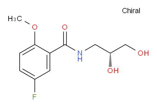 (R)-N-(2,3-dihydroxypropyl)-5-fluoro-2-methoxybenzamide
