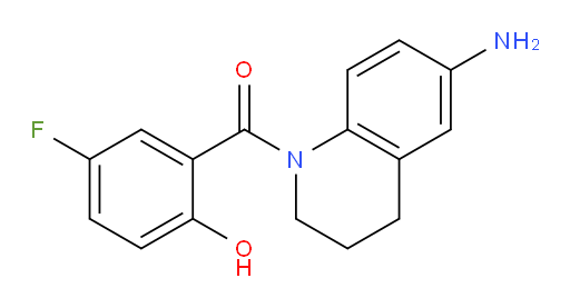 (6-amino-3,4-dihydroquinolin-1(2H)-yl)(5-fluoro-2-hydroxyphenyl)methanone
