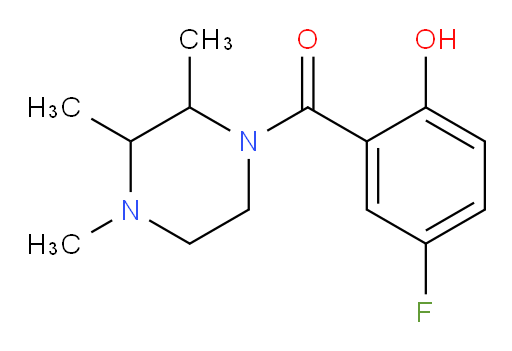(5-fluoro-2-hydroxyphenyl)(2,3,4-trimethylpiperazin-1-yl)methanone