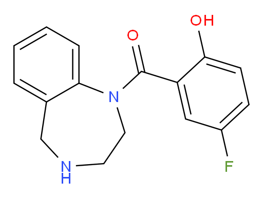 (5-fluoro-2-hydroxyphenyl)(2,3,4,5-tetrahydro-1H-benzo[e][1,4]diazepin-1-yl)methanone