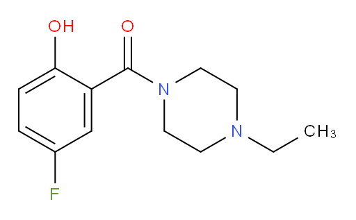 (4-ethylpiperazin-1-yl)(5-fluoro-2-hydroxyphenyl)methanone
