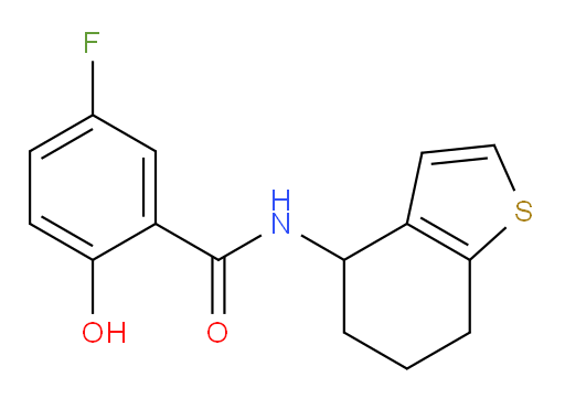 5-fluoro-2-hydroxy-N-(4,5,6,7-tetrahydrobenzo[b]thiophen-4-yl)benzamide