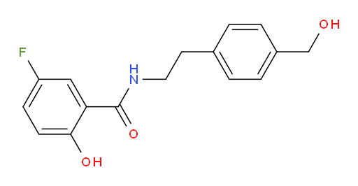 5-fluoro-2-hydroxy-N-(4-(hydroxymethyl)phenethyl)benzamide