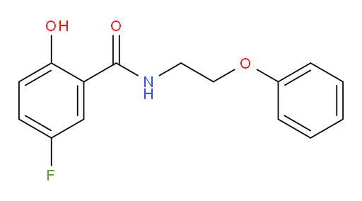 5-fluoro-2-hydroxy-N-(2-phenoxyethyl)benzamide
