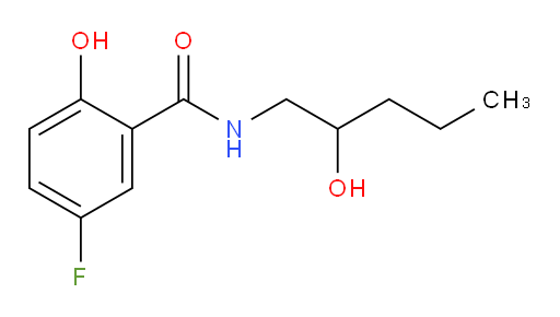 5-fluoro-2-hydroxy-N-(2-hydroxypentyl)benzamide