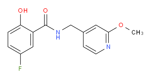 5-fluoro-2-hydroxy-N-((2-methoxypyridin-4-yl)methyl)benzamide