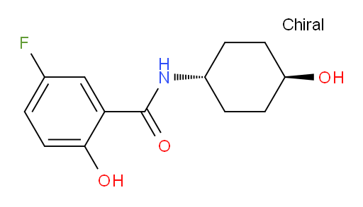 5-fluoro-2-hydroxy-N-((1r,4r)-4-hydroxycyclohexyl)benzamide