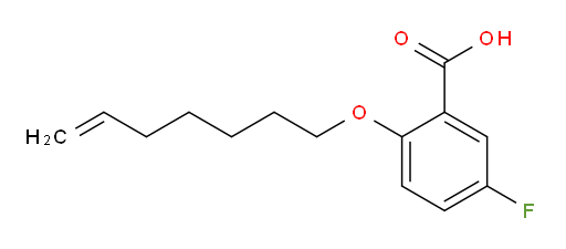 5-fluoro-2-(hept-6-en-1-yloxy)benzoic acid