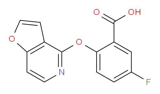 5-fluoro-2-(furo[3,2-c]pyridin-4-yloxy)benzoic acid