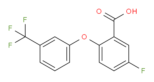 5-fluoro-2-(3-(trifluoromethyl)phenoxy)benzoic acid