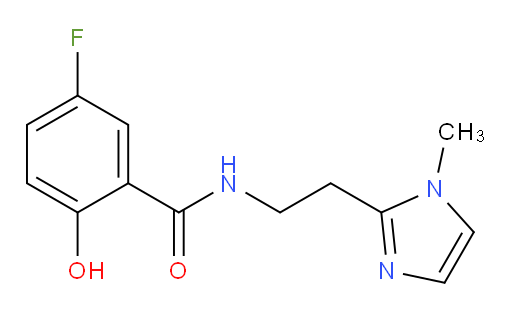 5-fluoro-2-hydroxy-N-(2-(1-methyl-1H-imidazol-2-yl)ethyl)benzamide