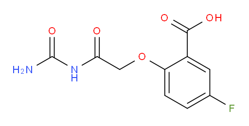 5-fluoro-2-(2-oxo-2-ureidoethoxy)benzoic acid