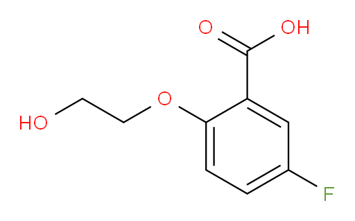 5-fluoro-2-(2-hydroxyethoxy)benzoic acid