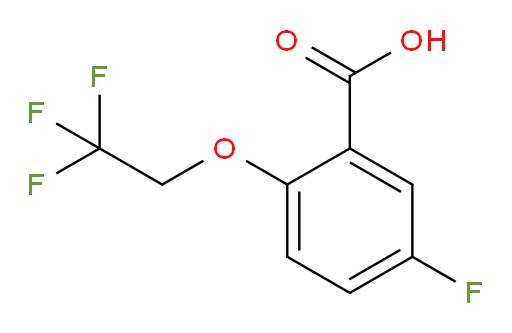 5-fluoro-2-(2,2,2-trifluoroethoxy)benzoic acid
