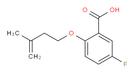5-fluoro-2-((3-methylbut-3-en-1-yl)oxy)benzoic acid