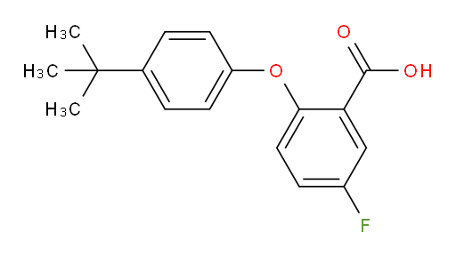 2-(4-(tert-butyl)phenoxy)-5-fluorobenzoic acid