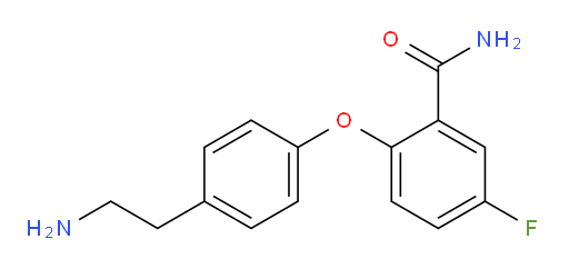 2-(4-(2-aminoethyl)phenoxy)-5-fluorobenzamide