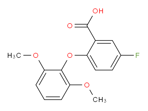 2-(2,6-dimethoxyphenoxy)-5-fluorobenzoic acid
