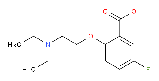 2-(2-(diethylamino)ethoxy)-5-fluorobenzoic acid