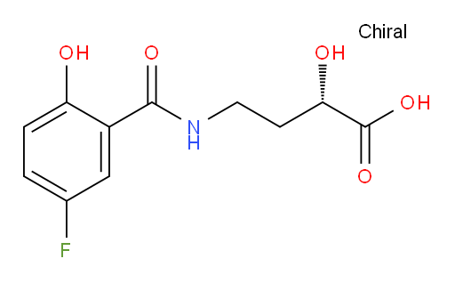 (S)-4-(5-fluoro-2-hydroxybenzamido)-2-hydroxybutanoic acid