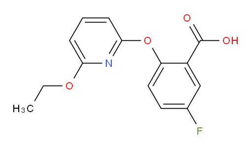 2-((6-ethoxypyridin-2-yl)oxy)-5-fluorobenzoic acid