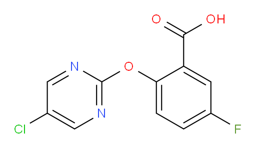 2-((5-chloropyrimidin-2-yl)oxy)-5-fluorobenzoic acid