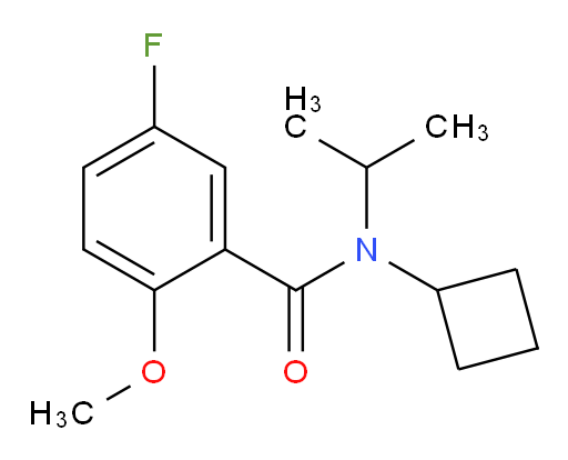 N-cyclobutyl-5-fluoro-N-isopropyl-2-methoxybenzamide
