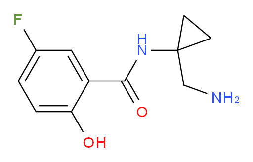 N-(1-(aminomethyl)cyclopropyl)-5-fluoro-2-hydroxybenzamide