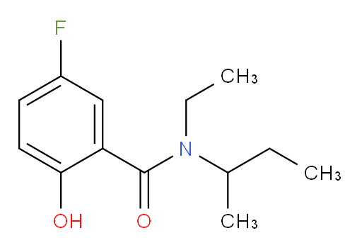 N-(sec-butyl)-N-ethyl-5-fluoro-2-hydroxybenzamide
