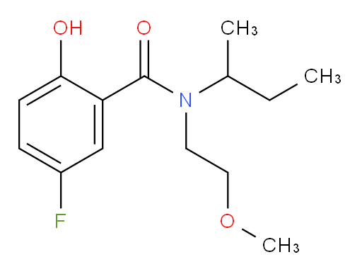 N-(sec-butyl)-5-fluoro-2-hydroxy-N-(2-methoxyethyl)benzamide