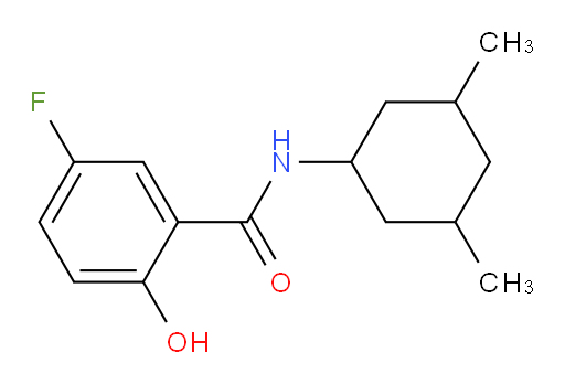 N-(3,5-dimethylcyclohexyl)-5-fluoro-2-hydroxybenzamide