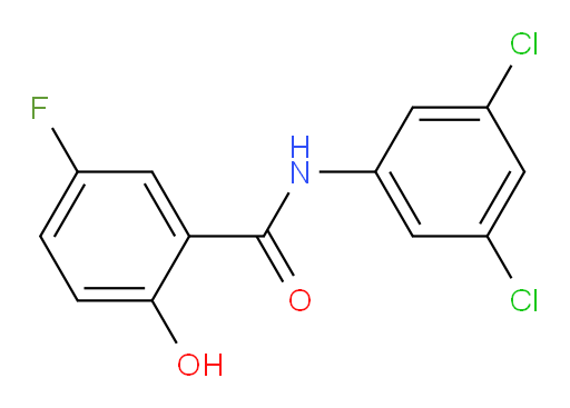 N-(3,5-dichlorophenyl)-5-fluoro-2-hydroxybenzamide