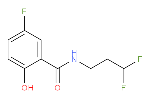 N-(3,3-difluoropropyl)-5-fluoro-2-hydroxybenzamide