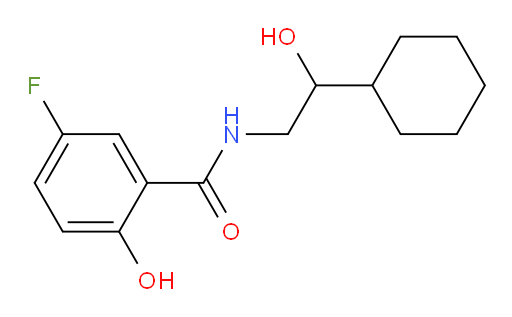 N-(2-cyclohexyl-2-hydroxyethyl)-5-fluoro-2-hydroxybenzamide