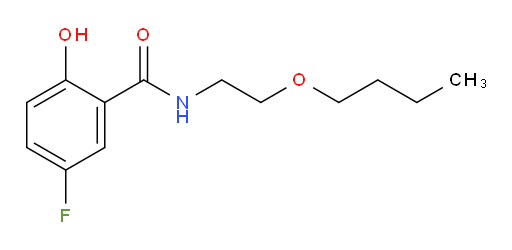 N-(2-butoxyethyl)-5-fluoro-2-hydroxybenzamide