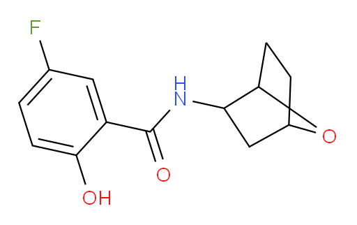 N-(7-oxabicyclo[2.2.1]heptan-2-yl)-5-fluoro-2-hydroxybenzamide