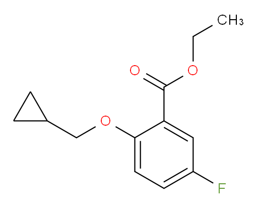 ethyl 2-(cyclopropylmethoxy)-5-fluorobenzoate