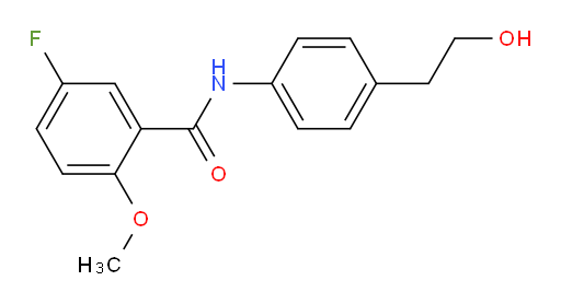 5-fluoro-N-(4-(2-hydroxyethyl)phenyl)-2-methoxybenzamide