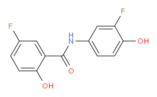 5-fluoro-N-(3-fluoro-4-hydroxyphenyl)-2-hydroxybenzamide