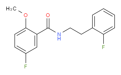 5-fluoro-N-(2-fluorophenethyl)-2-methoxybenzamide