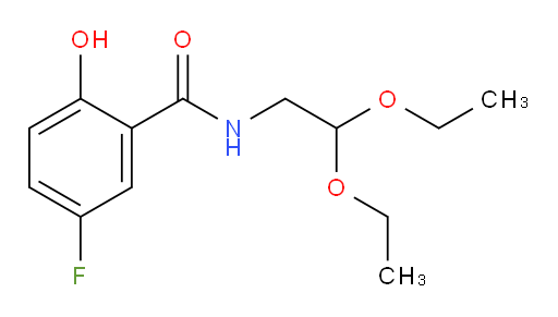 N-(2,2-diethoxyethyl)-5-fluoro-2-hydroxybenzamide