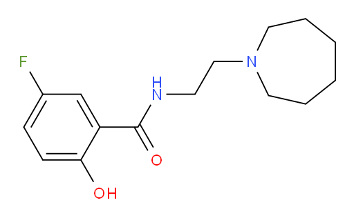 N-(2-(azepan-1-yl)ethyl)-5-fluoro-2-hydroxybenzamide