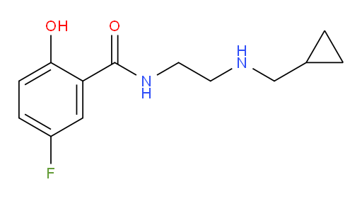 N-(2-((cyclopropylmethyl)amino)ethyl)-5-fluoro-2-hydroxybenzamide