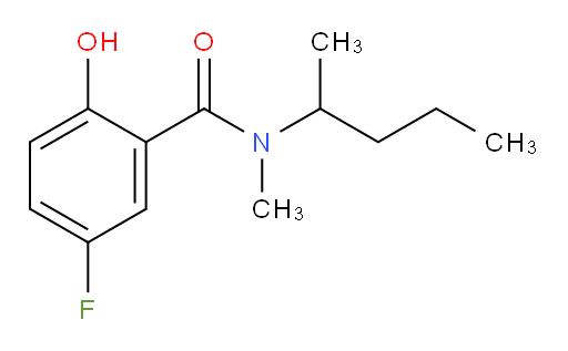5-fluoro-2-hydroxy-N-methyl-N-(pentan-2-yl)benzamide