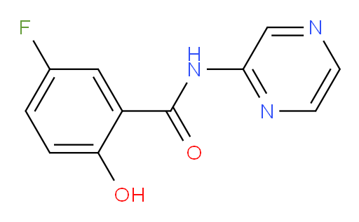 5-fluoro-2-hydroxy-N-(pyrazin-2-yl)benzamide