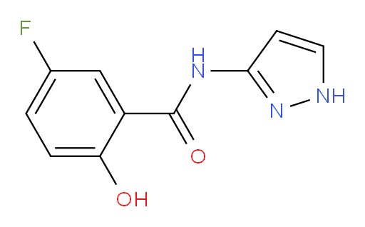 5-fluoro-2-hydroxy-N-(1H-pyrazol-3-yl)benzamide