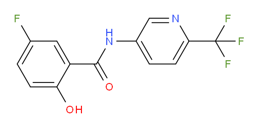 5-fluoro-2-hydroxy-N-(6-(trifluoromethyl)pyridin-3-yl)benzamide